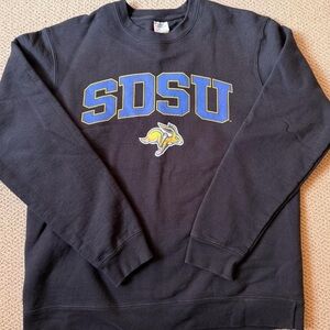 Port and Company Black SDSU Women's Sweatshirt